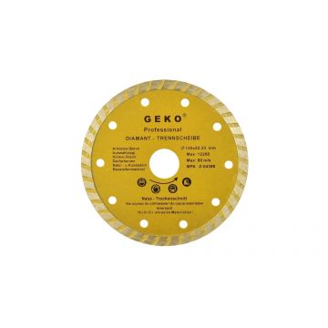 Disc diamantat 125mm turbo, GEKO PROFI, G00261