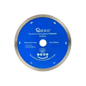 Disc diamantat 200mmx10x1.6mm, Geko PREMIUM G78333