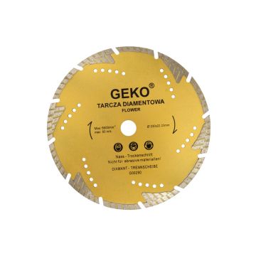 Disc diamantat 230 mm pentru beton, granit, marmura, Geko, G00290