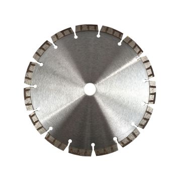 Disc diamantat, 230x12x22.23mm, argintiu, pentru beton, granit, marmura, Armatura Turbo R&K, RK0115