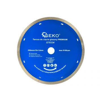 Disc diamantat 250mmx10x1.6mm, Geko PREMIUM G78334