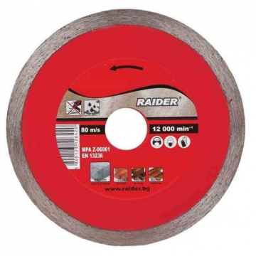 Disc diamantat 85x10mm WET, Raider 162121