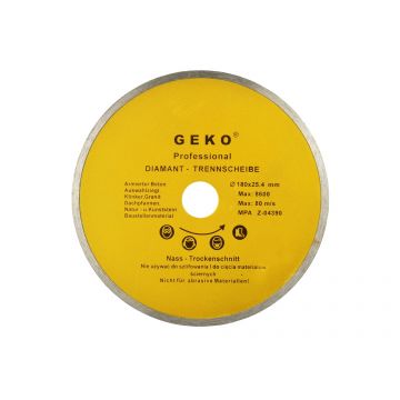 Disc diamantat continuu 180mmx25.4mm, Geko G00242