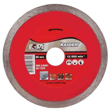 Disc diamantat continuu WET 180x22.2mm RD-DD11, Raider 162109