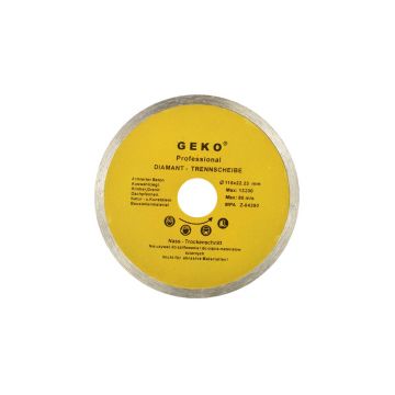 Disc diamantat cu profil continuu pentru beton, granit, beton armat, marmura, Geko, G00240