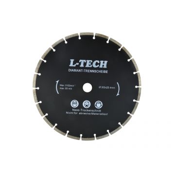 Disc diamantat segmentat 300x8x25mm L-TECH, GEKO G00227