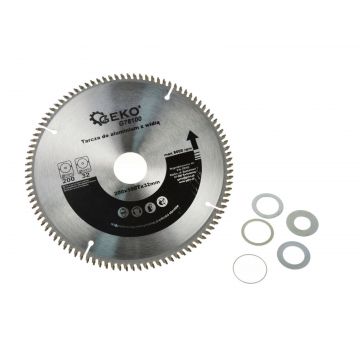 Disc pentru aluminiu cu reductoare 200/25x100Tx32mm, Geko G78100
