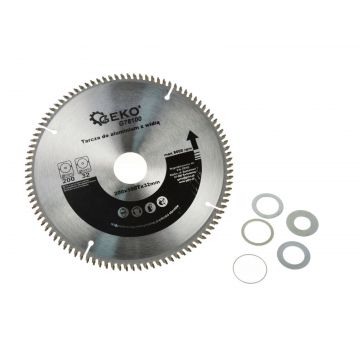 Disc pentru aluminiu cu reductoare 200/25x100Tx32mm, Geko G78100