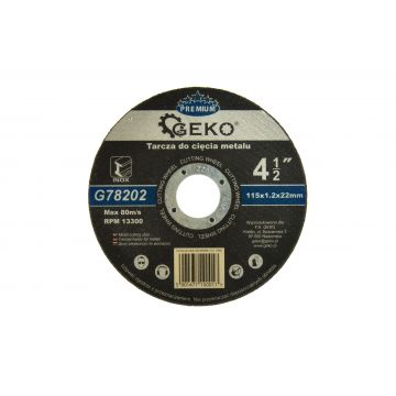 Disc pentru metal 115mm, GEKO PREMIUM G78202