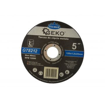 Disc pentru metal 125mm, GEKO PREMIUM G78212