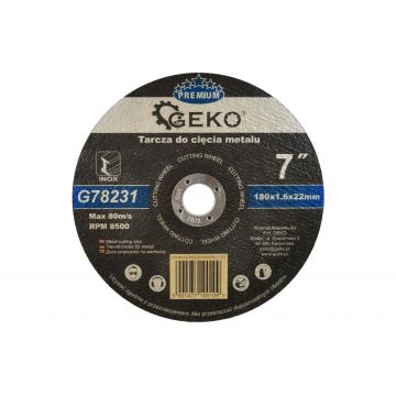 Disc pentru metal 180mm, GEKO PREMIUM G78231