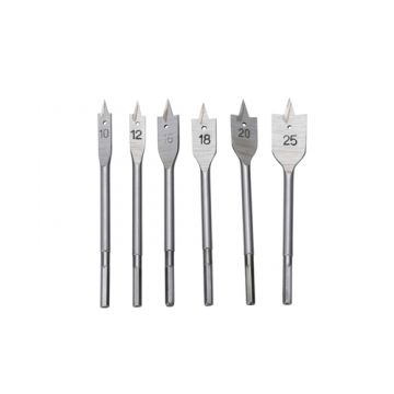 Set 6 burghie plate pentru lemn 10.0-25.0mm, GEKO G38110