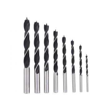 Set burghie pentru lemn, 8 piese, 3-10mm, Geko G38101