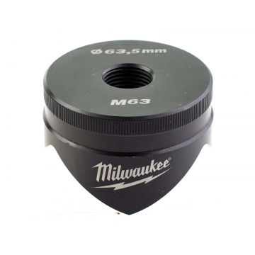 Accesoriu stantare Milwaukee Punch 63, 63.5 mm, pentru otel inoxidabil si aluminiu,  4932430849