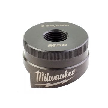 Accesoriu stantare Milwaukee Punch M50, 50.5 mm, pentru otel inoxidabil si moale, aluminiu, 4932430848