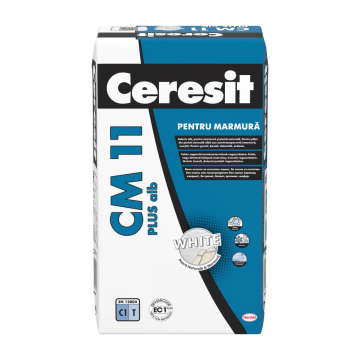 Adeziv gresie si faianta Ceresit CM 11 Plus  pentru interior/exterior  25 kg  alb