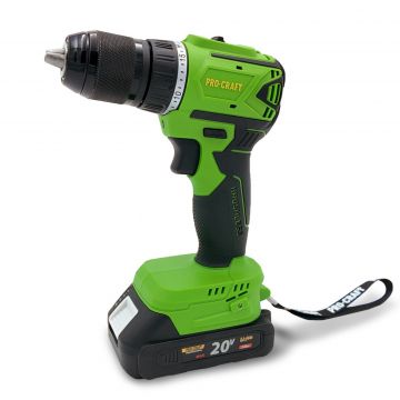 Autofiletanta pe Acumulator Procraft PA18LiN, 20 V DC, 2 Ah, 0-600/0-2100 rpm