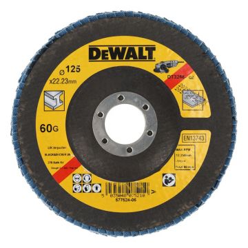 Disc lamelar Dewalt DT3266, 125X22.23 mm, granulatie 60