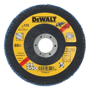 Disc lamelar Dewalt DT3267, 125X22.23 mm, granulatie 80