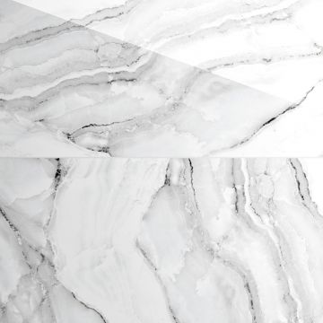 Gresie exterior / interior portelanata Butterfly Silver  60 x 120 cm  lucioasa  rectificata  tip marmura