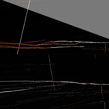 Gresie exterior / interior portelanata Jeff Lewis Black  60 x 120 cm  lucioasa  rectificata  tip marmura