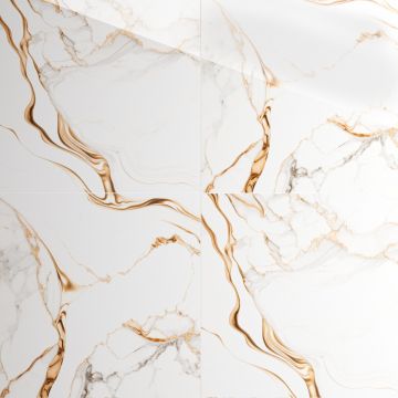 Gresie interior rectificata Sahara Gold  61 x 61 cm  satinata  tip marmura