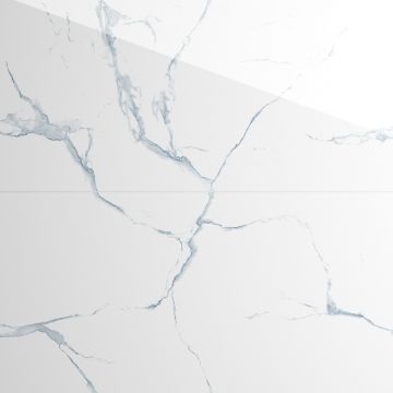 Gresie portelanata rectificata Classic Statuario Aqua  60X120  lucioasa