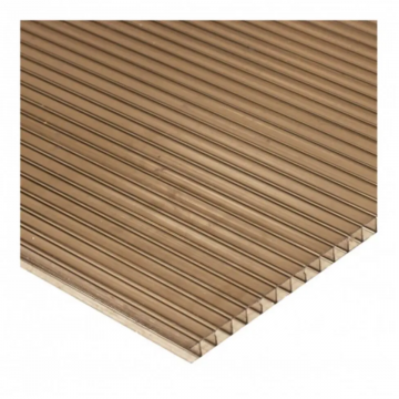 Policarbonat bronze medium UV  4 mm  2.1 x 3 m