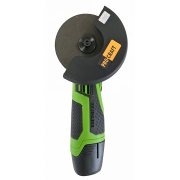 Polizor Unghiular cu Acumulator Procraft PGA12, 12V / 2Ah, panza 76 mm BRUSHLESS, 20000 rotatii