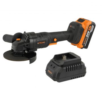 Polizor Unghiular pe Acumulator Stromo AGA216 4 Ah, 20 V, 7450 rot/min, Brushless