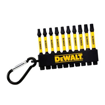 Set 10 biti de impact DeWALT  DT7275, 57 mm, T20 x3, T25 x4, T30 x6