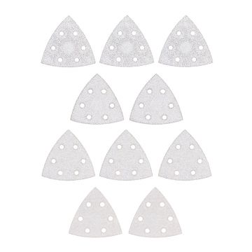 Set 10 foi abrazive delta Stanley STA32348, 94x94x94 mm, granulatie mixta