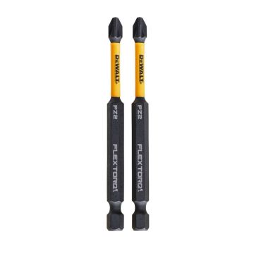 Set 2 biti pentru insurubare de impact, DeWALT DT70566T, 89MM, PZ2