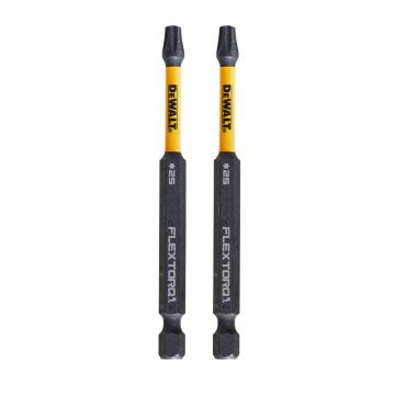 Set 2 biti pentru insurubare de impact, DeWALT DT70569T, 89MM, T25