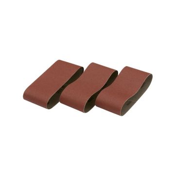 Set 3 benzi abrazive DeWalt DT3662, 64x356 mm, granulatie 80