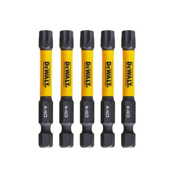 Set 5 biti de impact DeWALT DT7399T, 57 mm, T40