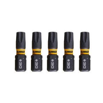 Set 5 biti TX30 DeWALT DT7384T, lungime 25 mm