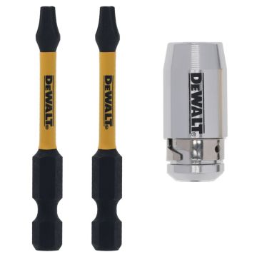 Set biti EXTREME IMPACT TORSION DeWALT DT70537T, 2 buc TX20 X 57 mm, 1 bucata manson magnetic