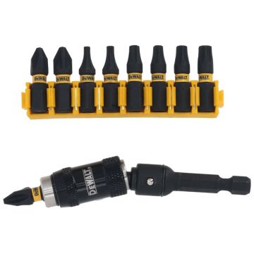 Set insurubare cu cap pivotant Dewalt DT70578T, 10 piese, impact