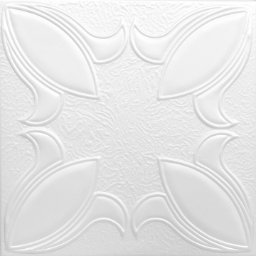 Tavan fals decorativ 0857 Alb  500 x 500 mm