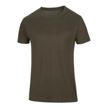 Tricou simplu cu maneca scurta Lima - kaki