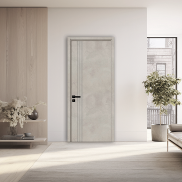 Usa interior din MDF  KM 507  reversibila  toc inclus  cement grey  80 x 200 cm