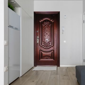 Usa metalica intrare apartament REG-S2 001  maro  86 x 205 cm  dreapta