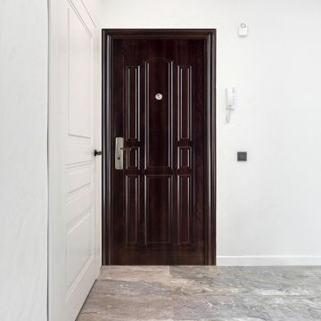 Usa metalica intrare ECO 32  maro  86 x 205 cm  dreapta