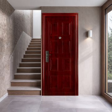 Usa metalica intrare REG 36  maro  86 x 205 cm  dreapta