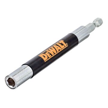 Adaptor hexagonal pentru biti DeWalt DT7702, 120 x 12 mm, cu manson de ghidare