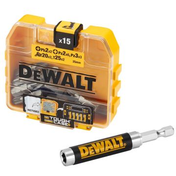 Bit High Performance DeWALT DT71511, mixt, 25 mm, set 16 bucati, cutie Tic-Tac