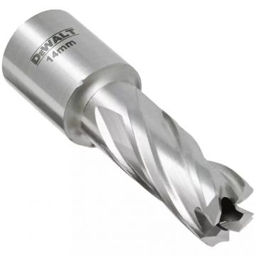 Carota HSS DeWALT DT8400, 14 x 25 mm, prindere Weldon 19 mm, metal