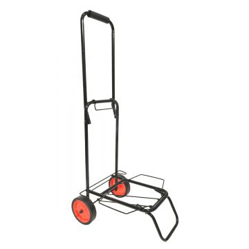 Carucior de cumparaturi pliabil, Naimeed D5672, inaltime ajustabila, roti silentioase, maner ergonomic, 48x38x100cm, 30kg Negru