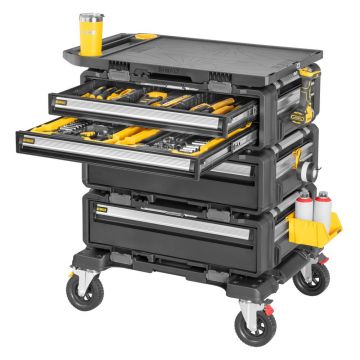Carucior modular pentru scule 5 in 1 DeWalt DWST60510-1, TOUGHSYSTEM 2.0 DXL, 122 l